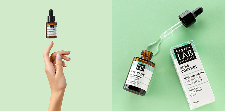 ACNE CONTROL 10% NIACINAMID + 1% CINK PCA + NMF SZÉRUM ZSÍROS, PATTANÁSOS BŐRRE